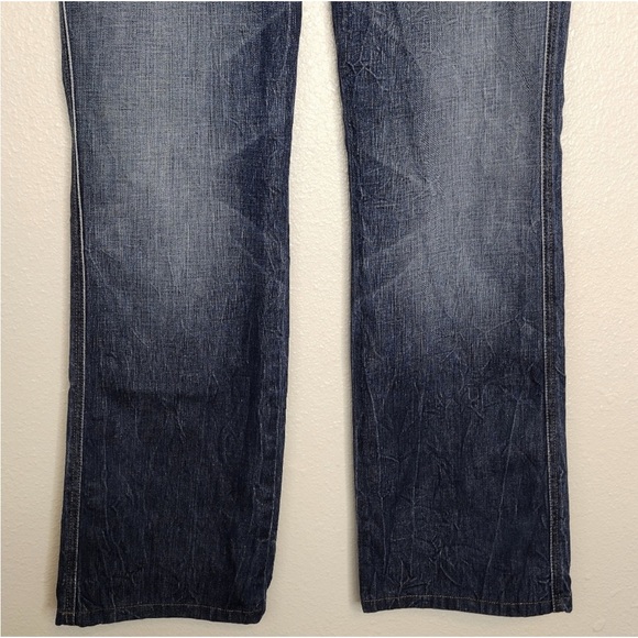 7 For All Mankind A Pkt Boot Cut Distressed Jeans - Picture 4 of 13